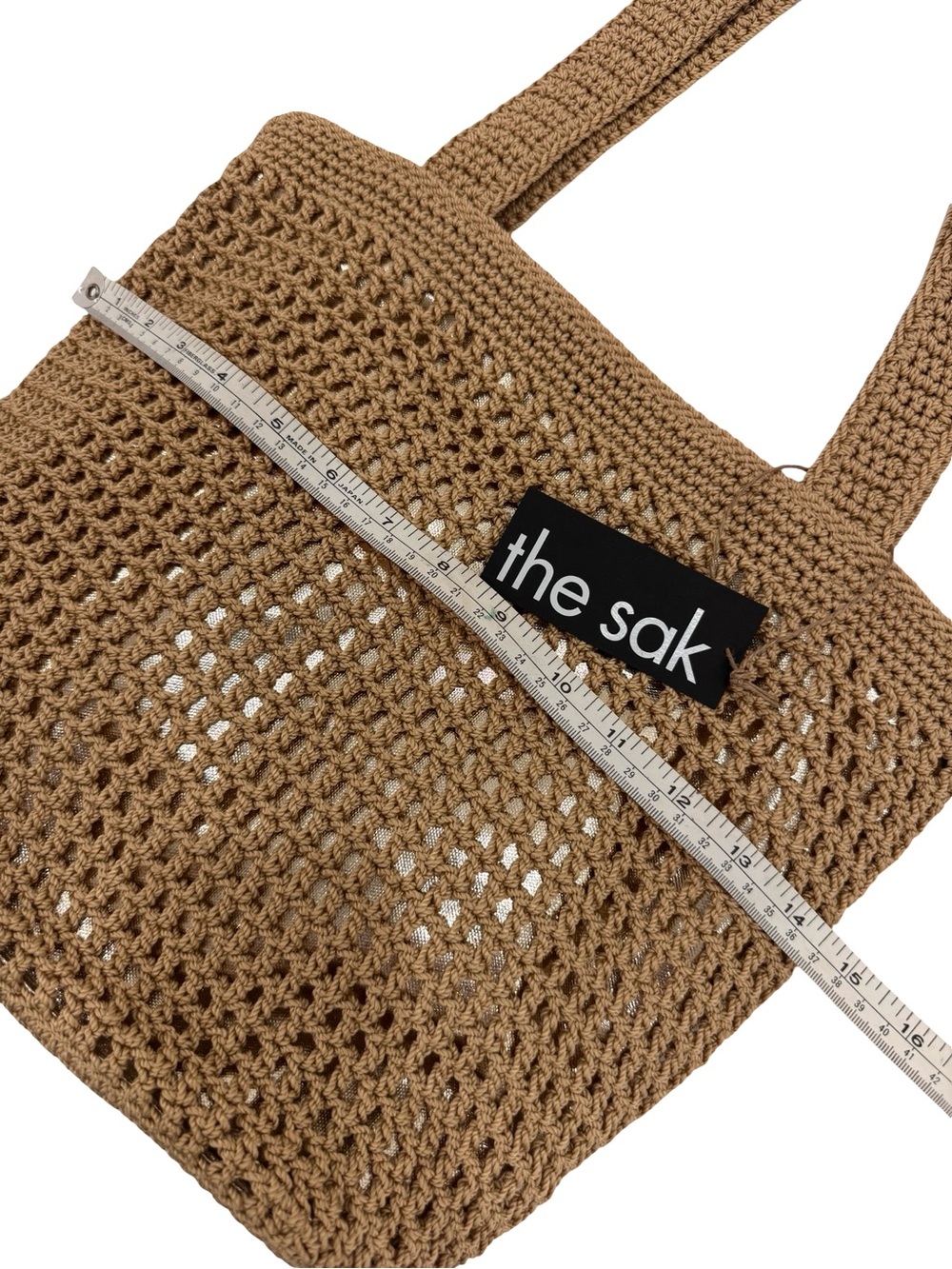 The Sak Brown Handwoven Crochet Tote - Picture 7 of 8